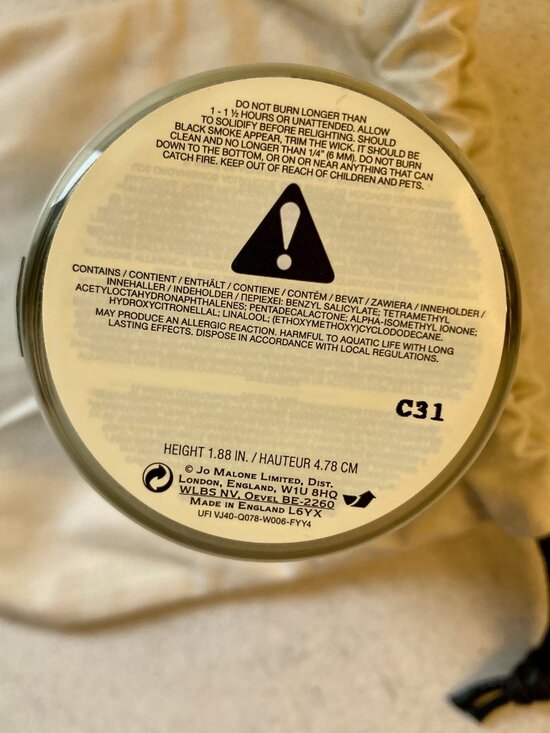 Jo Malone Peony & Blush Suede Scented Candle 65g/Height 1.88 NWT - Picture 11 of 12